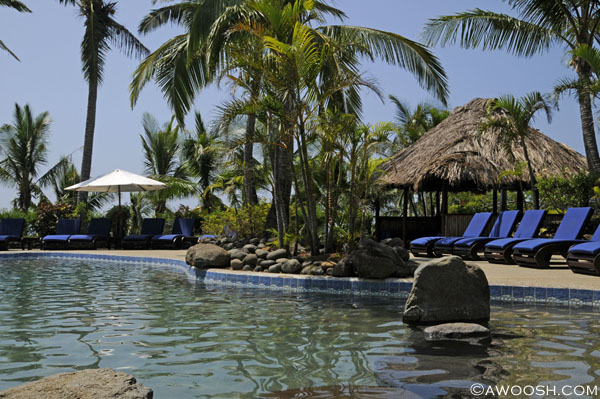 Resort pool area.