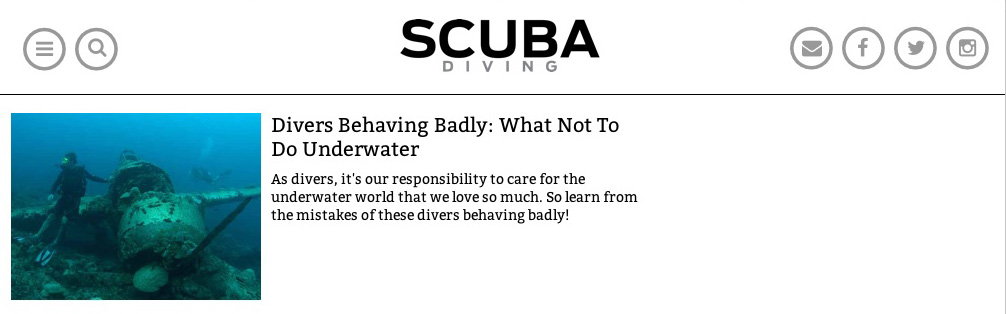 Divers.Behaving.Badly